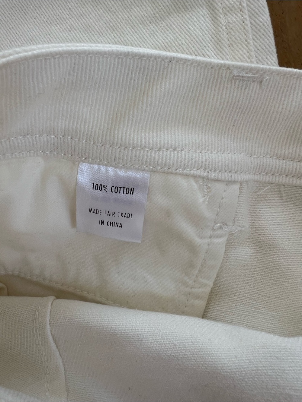 NWOT Ali Golden White Pants 100% cotton - Picture 7 of 10